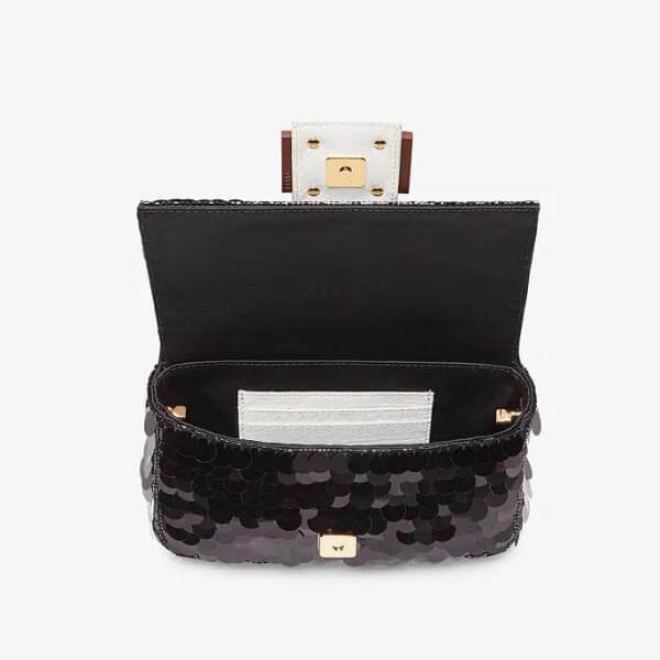 新作【フェンディ】バゲット 1997 スモール バッグ偽物スパンコール 8BS049AGKCF1CHO